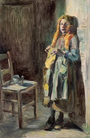 ブレハットの少女 1891