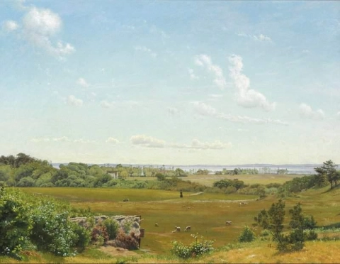 Датский летний пейзаж
