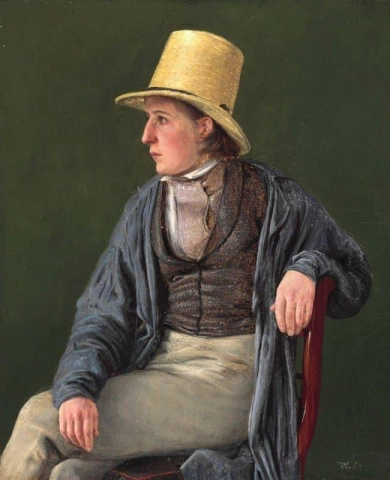 Ritratto di un artista 1859