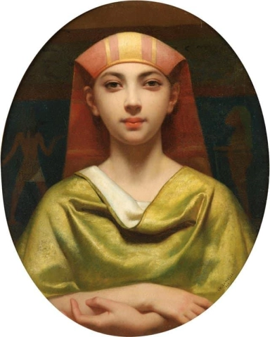 Portrett av en ung egyptisk kvinne