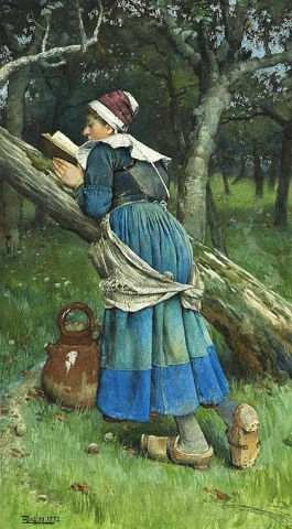 Uma empregada doméstica da Bretanha, 1882