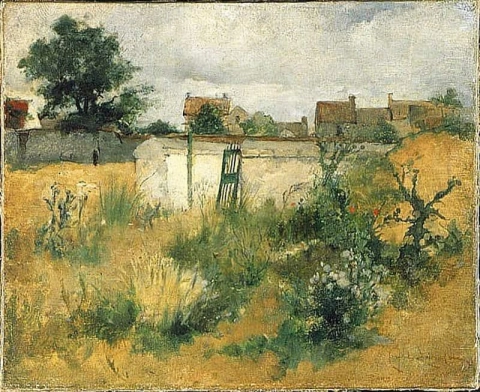 Landschaftsstudie aus Barbizon 1878