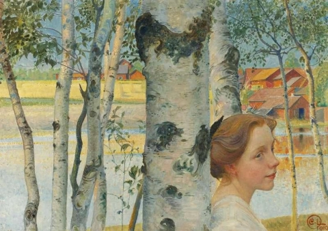 Lisbeth By The Birch Tree