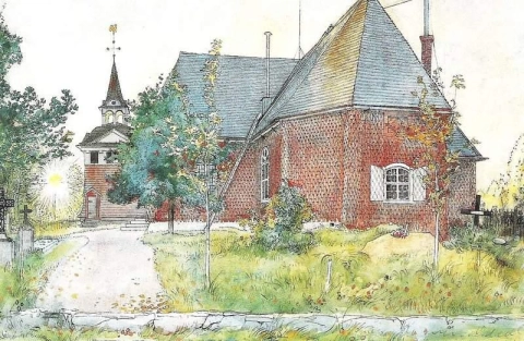Antigua iglesia de Sundborn