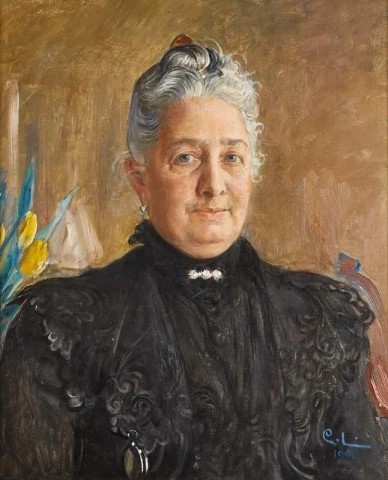Portratt Av Louise Magnus Nee Furstenberg 1903