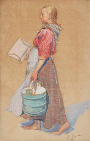 The Girl With A Bucket