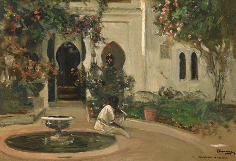 A Moorish Garden Ca. 1906-07