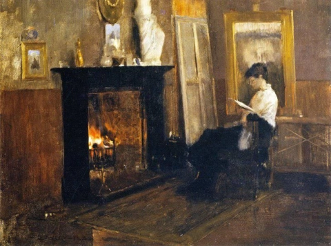 A Quiet Day In The Studio 1883