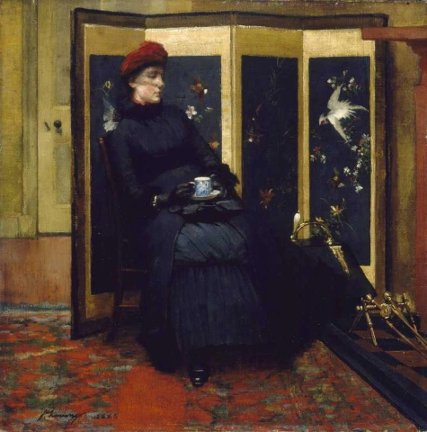 A Visitor 1885