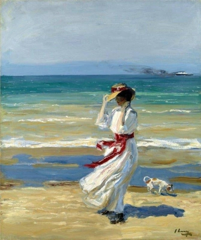 A Windy Day Ca. 1910