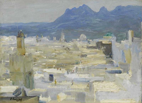 House Tops Tetuan View From The House Of The British Minister 1912