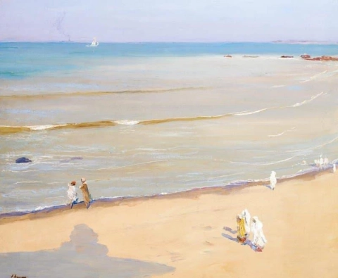 Morgen nach dem Sturm The Beach Tanger 1920