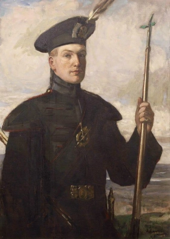 Sir Patrick Ford nell'uniforme di un arciere reale 1908