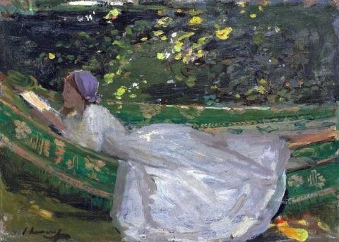 L'amaca verde, 1905 circa