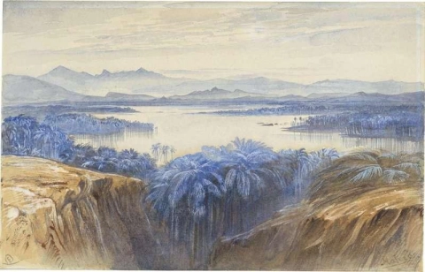 Een zicht op Mahe Kerala, India, ca. 1875