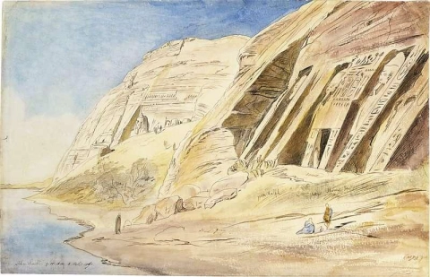 Aboe Simbel, Egypte 1867