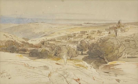 ベタニヤの広範な眺め 1858