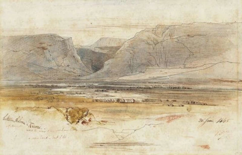 Mellan Avlona och Kymi Cumi Grekland 1848