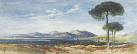 Рядом с Сартеном, Корсика, 1868 г.