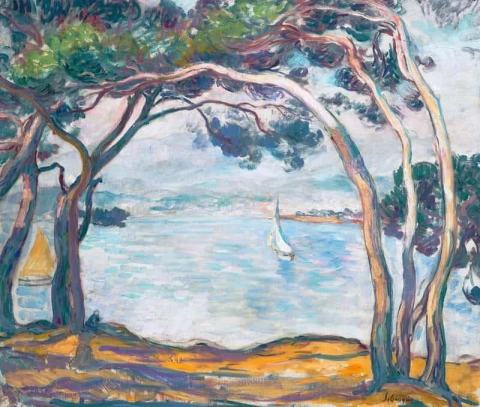 Am Meer in der Nähe von Antibes, ca. 1907