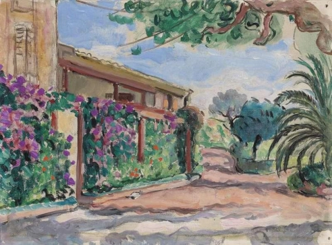 Le Jardin Au Cannet 1920