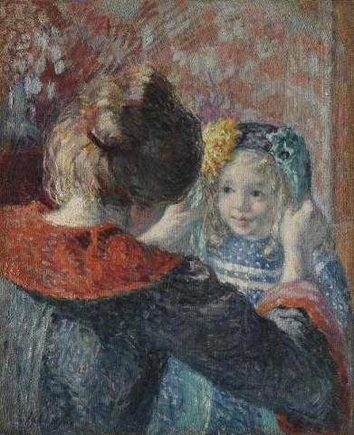 Madame Lebasque And Her Daughter Marthe Ca. 1898-99