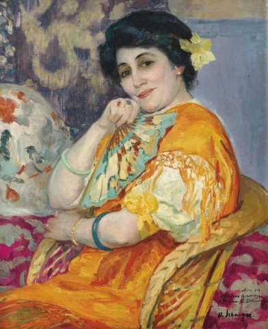 Madame Berthe Delaunayn muotokuva 1912