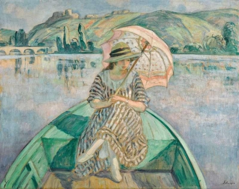 Gita in barca ad Andelys 1915