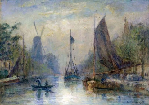 鹿特丹运河约 1895-97 年