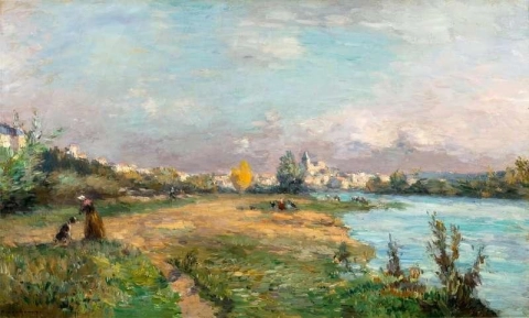 Pont-du-Chateau-Matinee D Herbst 1884