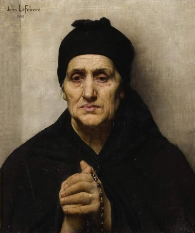 En äldre grekisk kvinna 1888