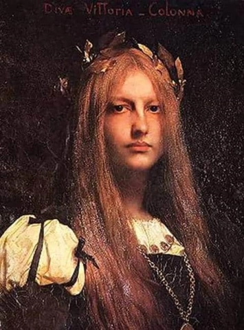 歌姫ヴィットリア コロンナ 1861 年頃
