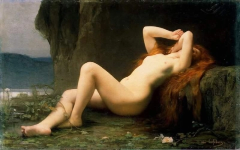 Mary Magdalen In The Grotto Ca. 1876