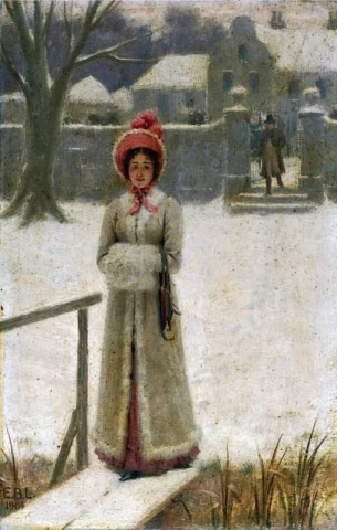 Зимняя прогулка 1904 г.