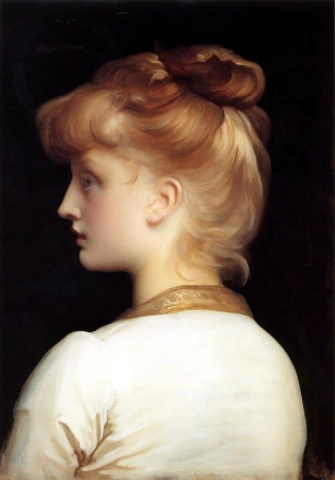Una niña hacia 1886