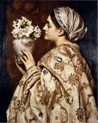 Благородная дама из Венеции, около 1865 г.