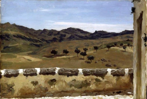 A View In Spain 1866