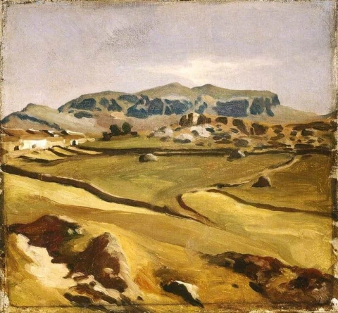 En utsikt i Spania ca. 1866