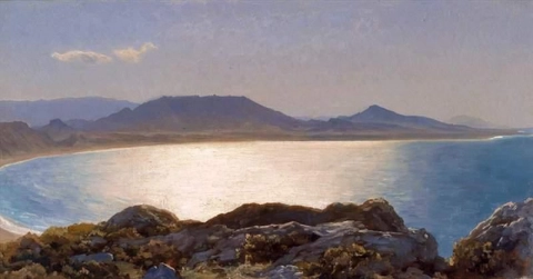 Сцена залива Остров Родос 1867