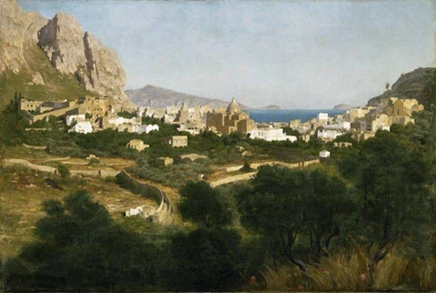 Capri - soloppgang 1859