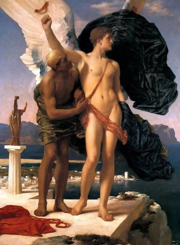 Daedalus ja Icarus noin 1869