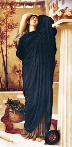 아가멤논의 무덤에 있는 엘렉트라(1868-69년)