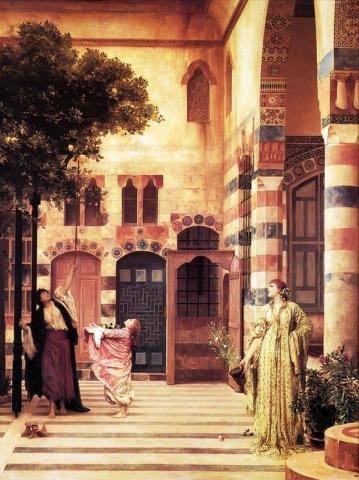 Altes Damaskus-Juwel, S-Viertel, ca. 1873-74