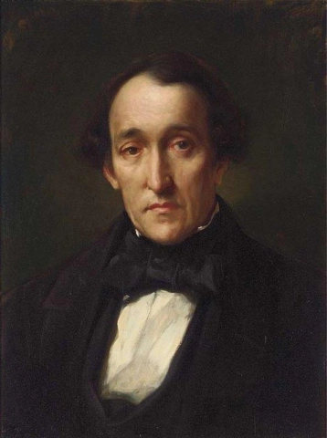 艺术家父亲 Frederic Septimus Leighton 博士的肖像 1890-92