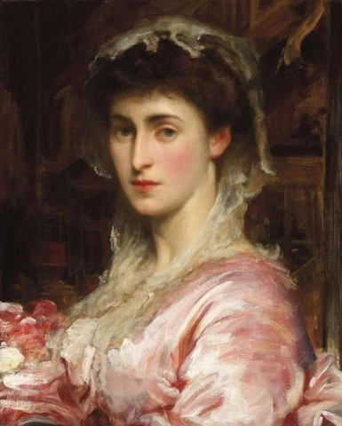 Portrait Of May Sartoris Mrs Henry Evans Gordon Ca. 1871