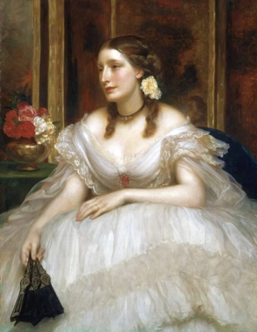 Porträt von Frau Augusta Magniac