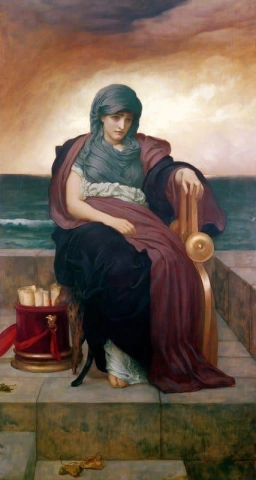 悲剧女诗人，约 1890 年