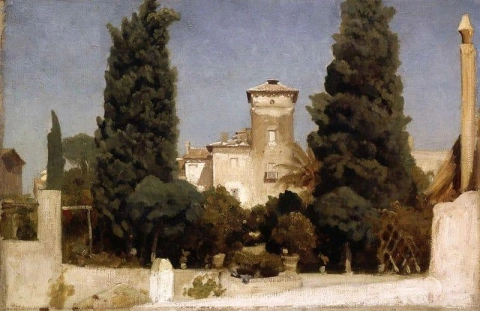 Вилла Мальта Рим 1860-е гг.