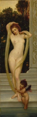 Венера и Амур, около 1856 г.