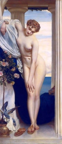 Venus kle av seg for badet 1866-67